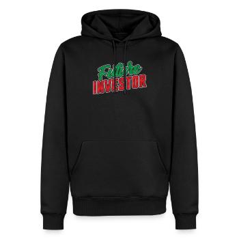 Zukünftiger Investor Investieren Anlegen Anleger - Männer Premium Bio Hoodie - Schwarz - Vorne - Nico (187cm)
