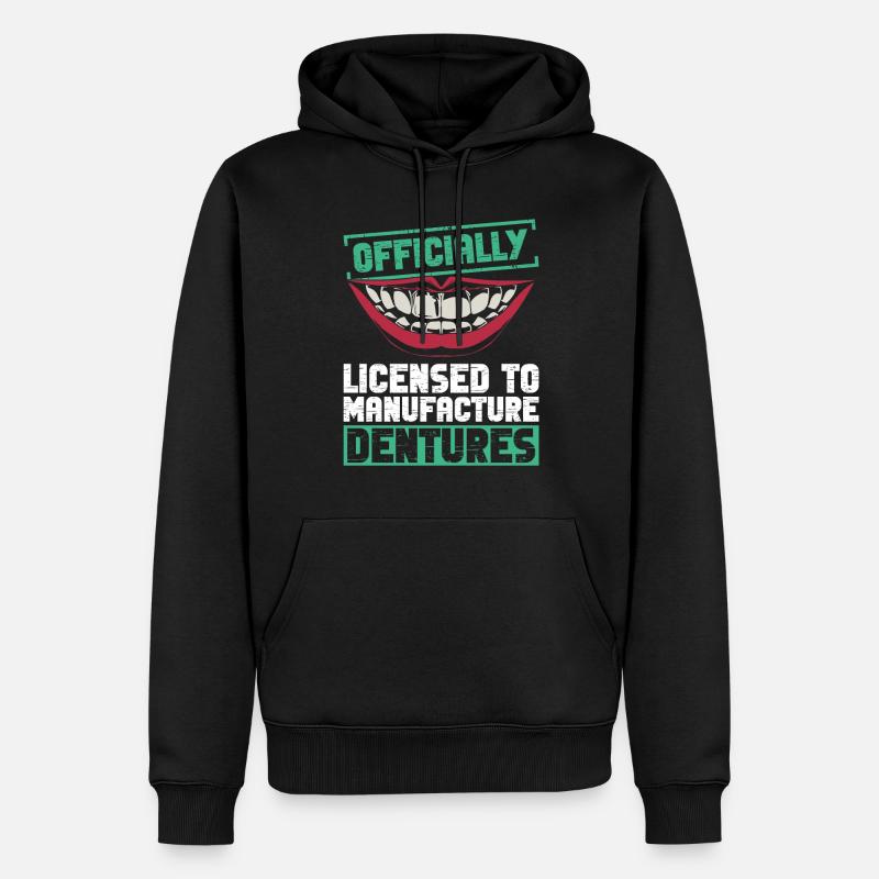 Zahntechniker - Männer Premium Bio Hoodie - Schwarz