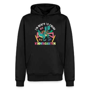 Ich Bin Bereit Den Kindergarten Zu Zerstören Süß - Männer Premium Bio Hoodie - Schwarz - Vorne - Nico (187cm)