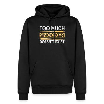 billiards too much snooker doesn't exist 8 ball pool - Men’s Premium Organic Hoodie - black - Front - Nico (187cm)