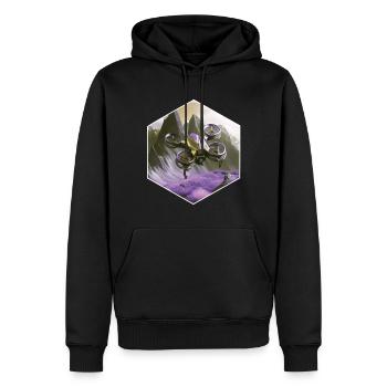 Dronenpilot Quadrocopter fliegen - Männer Premium Bio Hoodie - Schwarz - Vorne - Nico (187cm)