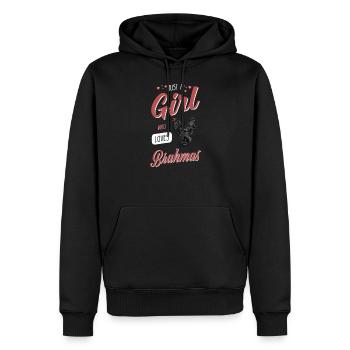 Brahma Hühner I Chicken Geflügel Motiv für - Männer Premium Bio Hoodie - Schwarz - Vorne - Nico (187cm)