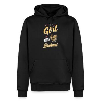 Brahma Chicken I Chicken Poultry Motif pour - Sweat à capuche Premium bio Homme - noir - Devant - Nico (187cm)