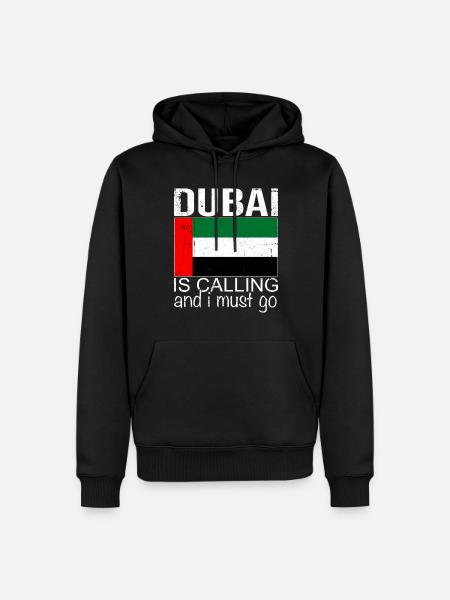 Dubai Quote - Men’s Premium Organic Hoodie - black