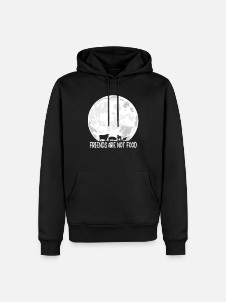 Vegetarian Vegan Vegetarian Gift - Men’s Premium Organic Hoodie - black