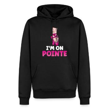 Je suis sur Pointe Ballerina Ballet Dancer - Sweat à capuche Premium bio Homme - noir - Devant - Nico (187cm)