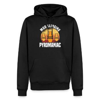 Töpfern Ton Töpferkurs Töpferei Getöpfert - Männer Premium Bio Hoodie - Schwarz - Vorne - Nico (187cm)