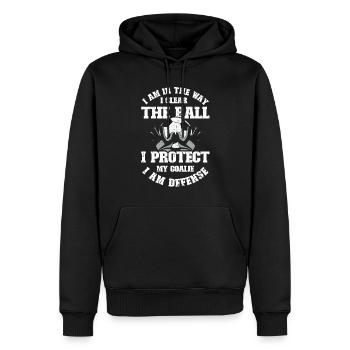 Fußball -Torhüter Des Fußball -Torhüters - Männer Premium Bio Hoodie - Schwarz - Vorne - Nico (187cm)