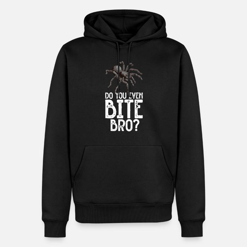 Tarantel - Männer Premium Bio Hoodie - Schwarz