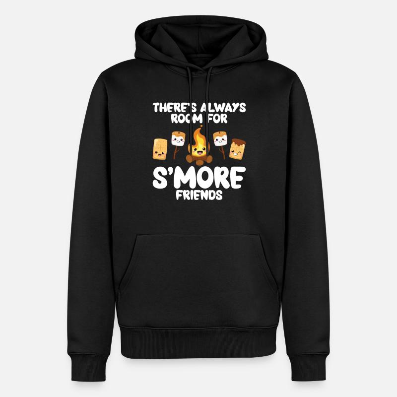 Guimauve S’more - Sweat à capuche Premium bio Homme - noir