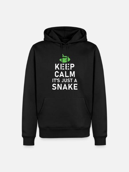 Snake Gift Snake Lover - Sweat à capuche Premium bio Homme - noir