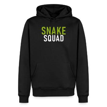 Schlange Geschenk Schlangenliebhaber - Männer Premium Bio Hoodie - Schwarz - Vorne - Nico (187cm)