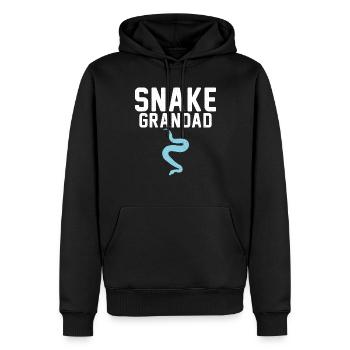Schlange Geschenk Schlangenliebhaber - Männer Premium Bio Hoodie - Schwarz - Vorne - Nico (187cm)