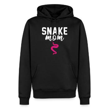 Schlange Geschenk Schlangenliebhaber - Männer Premium Bio Hoodie - Schwarz - Vorne - Nico (187cm)