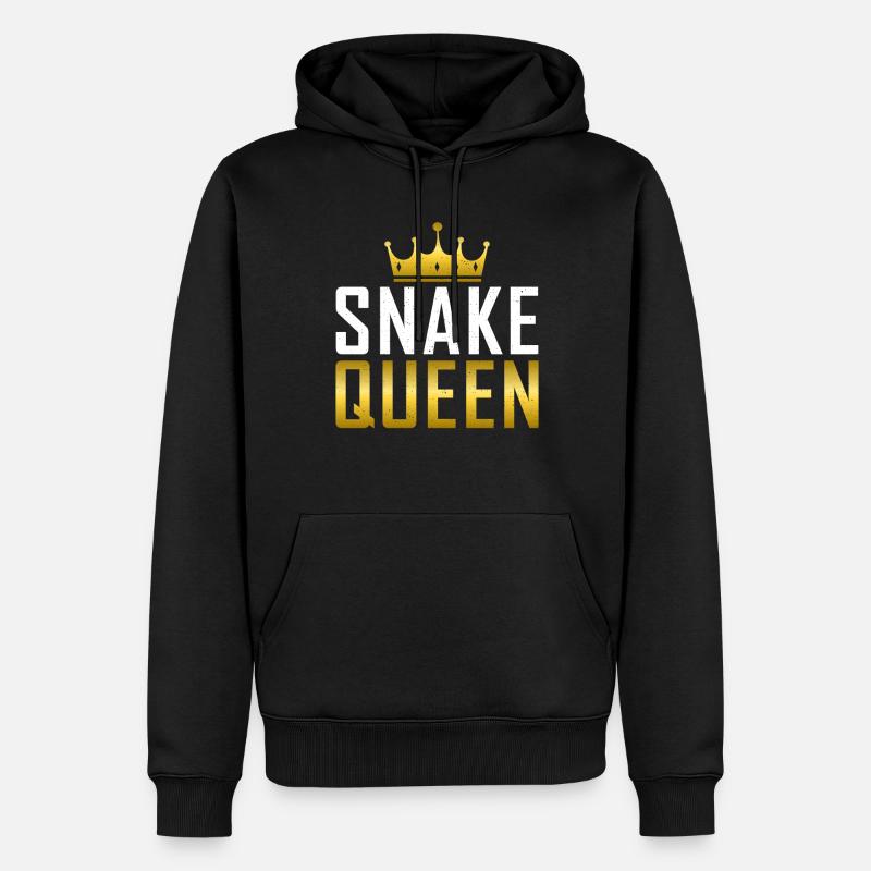 Snake Gift Snake Lover - Sweat à capuche Premium bio Homme - noir