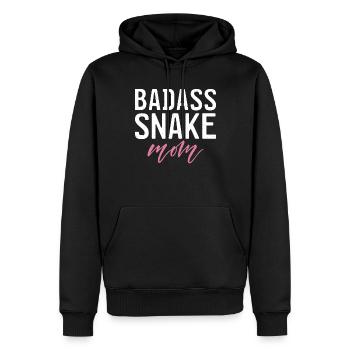 Snake Gift Snake Lover - Men’s Premium Organic Hoodie - black - Front - Nico (187cm)