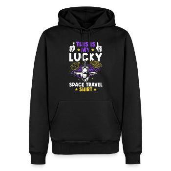 Aerospace Space Travel - Solar System Space Explor - Männer Premium Bio Hoodie - Schwarz - Vorne - Nico (187cm)