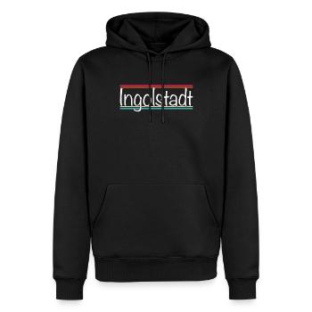 Ingolstadt - Sweat à capuche Premium bio Homme - noir - Devant - Nico (187cm)