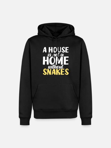 Snake Gift Snake Lover - Men’s Premium Organic Hoodie - black