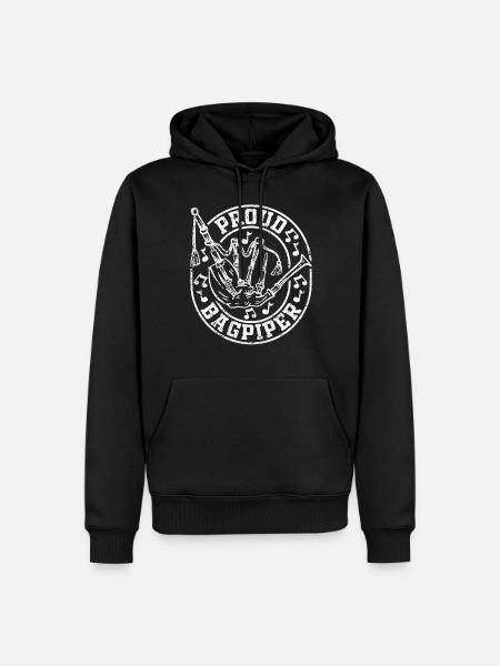 Bagpipe Player - Proud Bagpiper - Men’s Premium Organic Hoodie - black