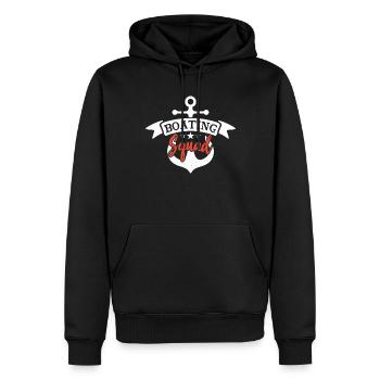 Équipe nautique Voilier Bateau Yacht Bateau - Sweat à capuche Premium bio Homme - noir - Devant - Nico (187cm)