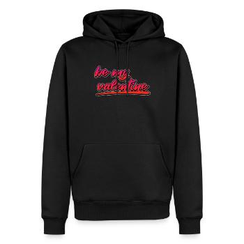 Valentinstag Spruch - Männer Premium Bio Hoodie - Schwarz - Vorne - Nico (187cm)