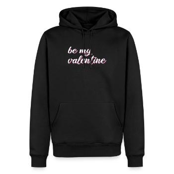 Valentinstag Spruch - Männer Premium Bio Hoodie - Schwarz - Vorne - Nico (187cm)
