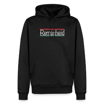 Remscheid - Sweat à capuche Premium bio Homme - noir - Devant - Nico (187cm)