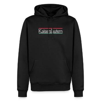 Kaiserslautern - Männer Premium Bio Hoodie - Schwarz - Vorne - Nico (187cm)