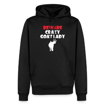 Ziegengeschenk Ziegenliebhaber Geschenk - Männer Premium Bio Hoodie - Schwarz - Vorne - Nico (187cm)
