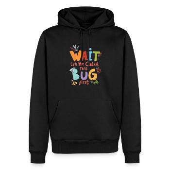 Conception d’insectes - Sweat à capuche Premium bio Homme - noir - Devant - Nico (187cm)