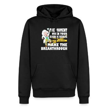 Forensische Wissenschaft Kriminallabor - Männer Premium Bio Hoodie - Schwarz - Vorne - Nico (187cm)