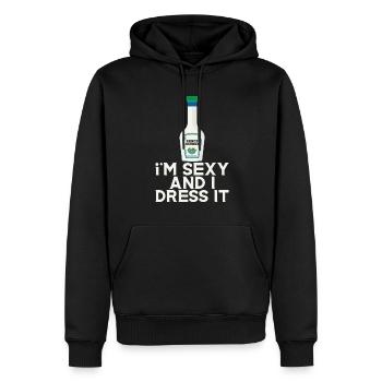 Ranch -Dressing -Ranch -Salatdressing - Männer Premium Bio Hoodie - Schwarz - Vorne - Nico (187cm)
