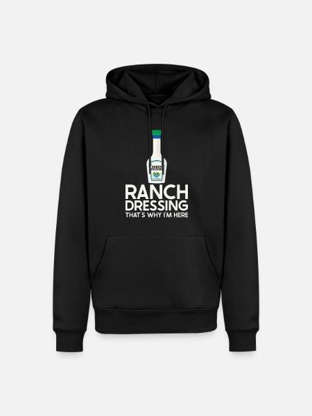 Ranch -Dressing -Ranch -Salad Dressing - Men’s Premium Organic Hoodie - black