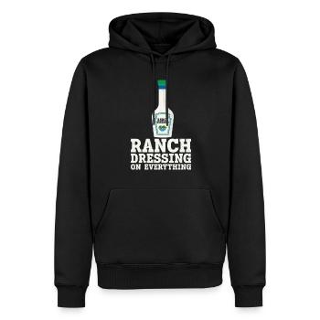 Ranch -Dressing -Ranch -Salatdressing - Männer Premium Bio Hoodie - Schwarz - Vorne - Nico (187cm)