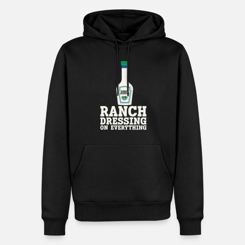 Ranch -Dressing -Ranch -Salatdressing - Männer Premium Bio Hoodie - Schwarz