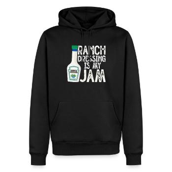 Ranch -Dressing -Ranch -Salatdressing - Männer Premium Bio Hoodie - Schwarz - Vorne - Nico (187cm)