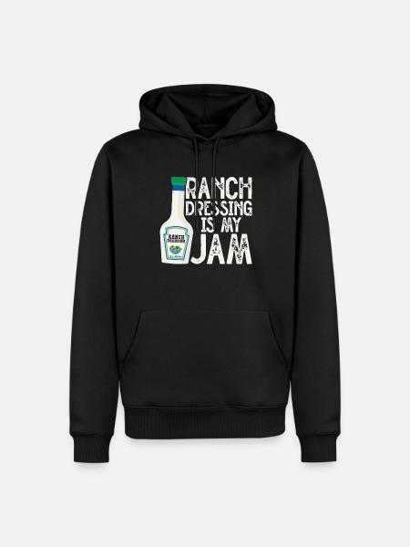Ranch -Dressing -Ranch -Salatdressing - Männer Premium Bio Hoodie - Schwarz