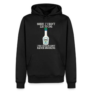 Ranch -Dressing -Ranch -Salatdressing - Männer Premium Bio Hoodie - Schwarz - Vorne - Nico (187cm)