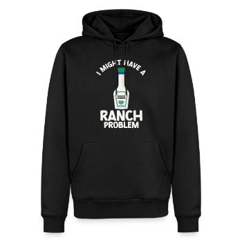 Ranch -Dressing -Ranch -Salatdressing - Männer Premium Bio Hoodie - Schwarz - Vorne - Nico (187cm)