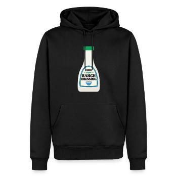Ranch -Dressing -Ranch -Salatdressing - Männer Premium Bio Hoodie - Schwarz - Vorne - Nico (187cm)