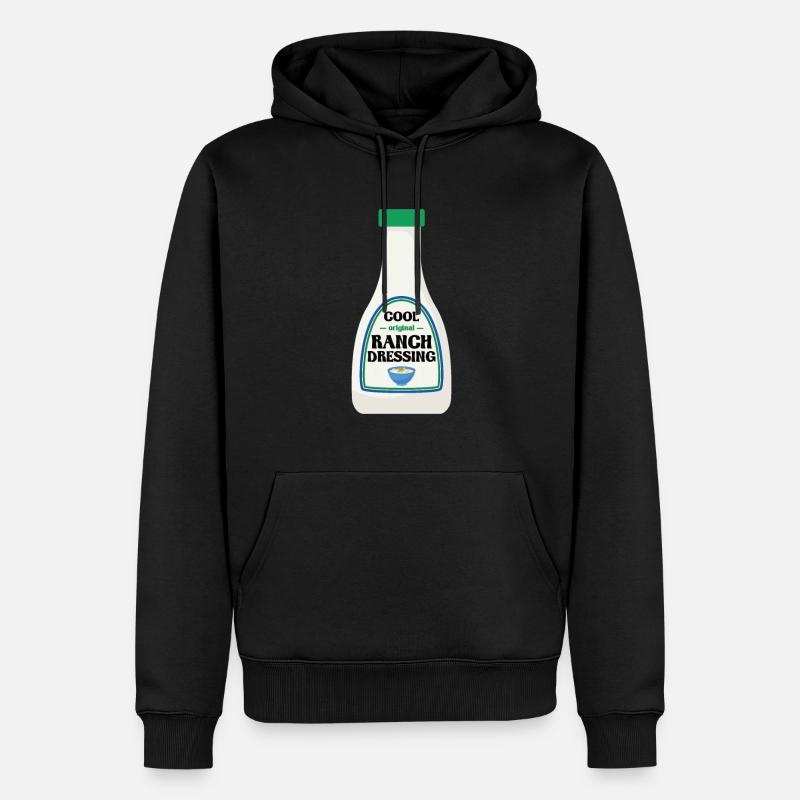 Ranch -Dressing -Ranch -Salatdressing - Männer Premium Bio Hoodie - Schwarz