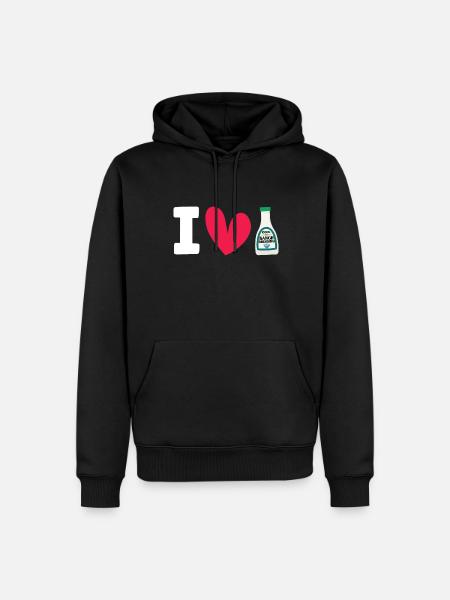 Ranch -Dressing -Ranch -Salad Dressing - Men’s Premium Organic Hoodie - black