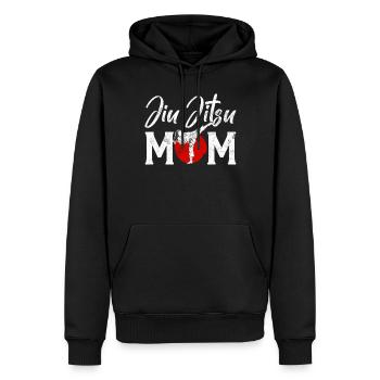 Jiu Jitsu Arts Martiaux Kung Fu & Karaté Jiu Jitsu - Sweat à capuche Premium bio Homme - noir - Devant - Nico (187cm)