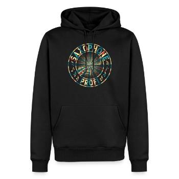 Saxophone professionnel Saxophoniste Saxophoniste Saxophoniste Saxoph - Sweat à capuche Premium bio Homme - noir - Devant - Nico (187cm)