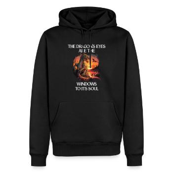 Créatures mythiques Dragon Cadeau Hommes Dragon pour A - Sweat à capuche Premium bio Homme - noir - Devant - Nico (187cm)