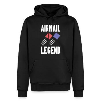 Cornhole - Männer Premium Bio Hoodie - Schwarz - Vorne - Nico (187cm)