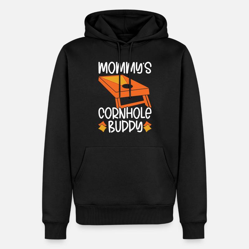 Cornhole - Männer Premium Bio Hoodie - Schwarz