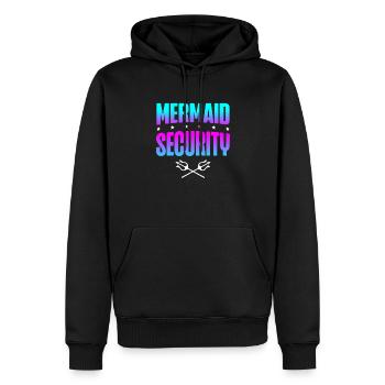 Mermaid Safety Mermaid Lover - Sweat à capuche Premium bio Homme - noir - Devant - Nico (187cm)