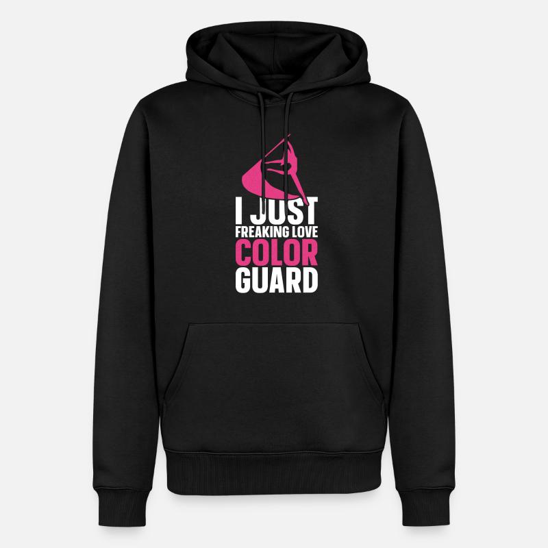 Farbschutz - Männer Premium Bio Hoodie - Schwarz